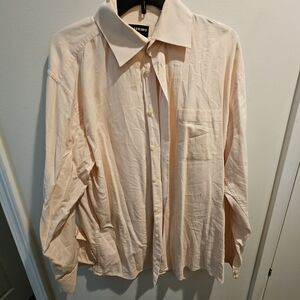 Men's Light Peach Button Down Shirt